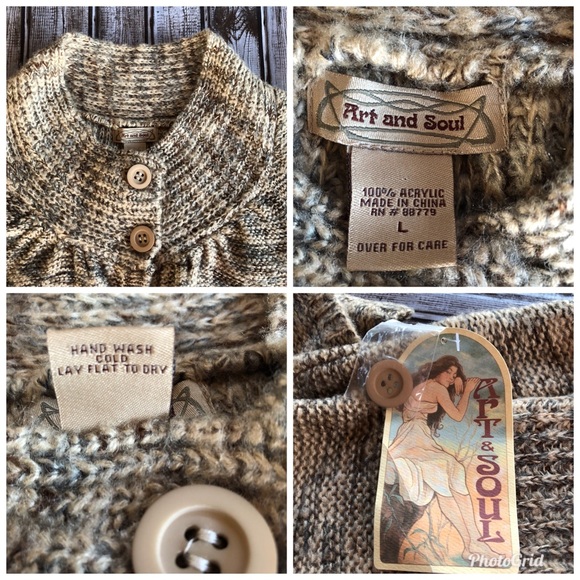 Art and Soul women’s sweater size L - Picture 6 of 8
